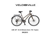 VELO DE VILLE L200 TRAPEZE 24 vitesses