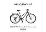 VELO DE VILLE  L200 TRAPEZE  24 vit