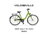 VELO DE VILLE URBAIN NEXUS 3 VITESSES
