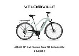 VELO DE VILLE  AEB400 TRAPEZE INTRA+  ICE BLUE