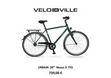 VELO DE VILLE  URBAIN HOMME CLASSIC  NEXUS 3 VERT BRITISH