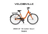 VELO DE VILLE URBAIN NEXUS 3 VITESSES